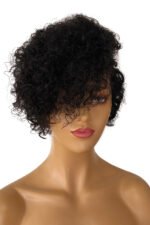 13x6 Fashion Cute Curly Pixie Bob Human Hair - PB07 - Image 2