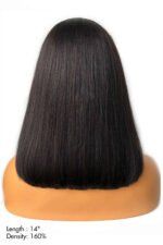 Shoulder Length Long 14 inch Bob 13x6 HD Glueless Lace Front Wig - Image 10