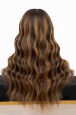 13x6 Highlight Brown Body Wave HD Lace Wig-HD12 - Image 6