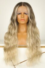 13x6 Blonde Wave Ombre Colored Hair Wigs-HD28
