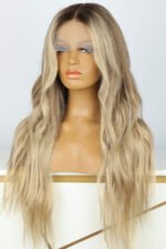 13x6 Glueless HD Lace Wave Ombre Blond Wig-HD29 - Image 3