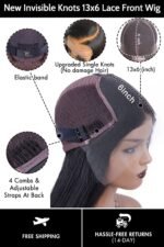 13x6 Highlight #27 Color Short Lace Front Wigs - Image 6