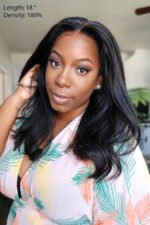 13x6 HD Glueless Wig Feather Straight - HD02 - Image 11