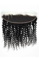 13x4 Curly HD Lace Frontal Virgin Hair Pre-plucked for Wig Making - Image 2