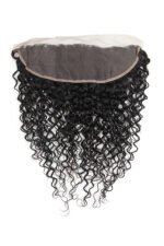 13x4 HD Deep Wave Lace Frontal Virgin Hair Pre-plucked for Wig Making