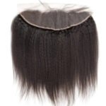 13x4 HD Kinky Straight Lace Frontal Virgin Hair Pre-plucked
