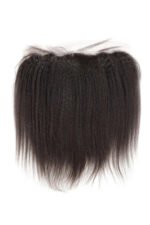 13x4 HD Kinky Straight Lace Frontal Virgin Hair Pre-plucked - Image 2