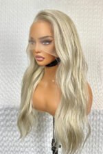 13x6 Glueless Side Part Wigs Ombre Light Blonde Wave Hair - Image 2