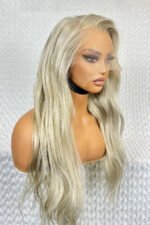13x6 Glueless Side Part Wigs Ombre Light Blonde Wave Hair - Image 3