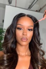 13x6 HD Mocha Brown Highlight Wave Wigs-HD13 - Image 5