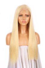 13x6 Hd Lace 613# Bone Straight Wigs-HD24 - Image 4