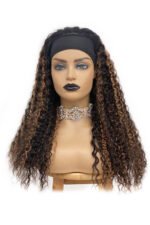 Highlights Curly Headband Wig Human Hair HBW06 - Image 2