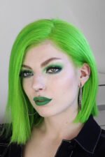 13x4 Full Lace Frontal Wigs Colorful Cute Blunt Cut Bob for Dark Skin - Image 2