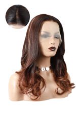 13x6 Glueless Hd Lace Auburn Wig Natural Wave-HD63 - Image 2