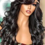 28-40 Inch HD Lace Body Wave Wig With Bangs-LW07
