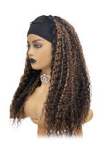 Highlights Curly Headband Wig Human Hair HBW06 - Image 5