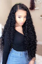 28-40 Inch HD Lace Deep Wave Wig Human Hair - LW03