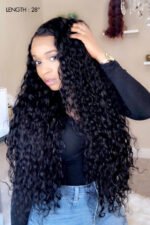 28-40 Inch HD Lace Deep Wave Wig Human Hair - LW03 - Image 3