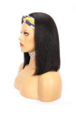 Yaki Straight Bob Human Hair Headband Wig Styles - Image 6