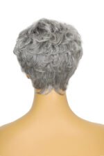 Grey Pixie Cut Human Hair Wig with Bangs MM19 - Image 6