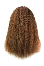 Chocolate Kinky Curly Headband Wig Human Hair HBW10 - Image 6