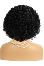 Curly Human Hair Headband Wig Short Bob Fashion Style - Image 3