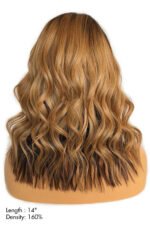 13x6 HD Glueless Lace Front Layered Brown Wave 14 inch Bob Wigs - Image 6