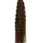 Double Drawn #4a Dark Brown Bulk Hair For Braiding Wet Wave BU37