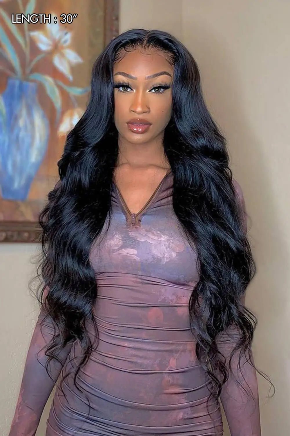 40-inch-super-long-body-wavy-hd-lace-front-wig-black-human-hair-9.jpg 28-40 Inch HD Lace Body Wave Human Hair Wig - LW02 - Image 1