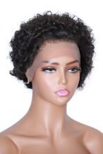 13*6 Lace Front Wigs Curly Pixie Bob Hair PB05 - Image 3