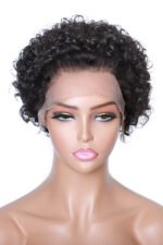 13*6 Lace Front Wigs Curly Pixie Bob Hair PB05 - Image 2