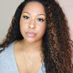 13x6 HD Lace Black Wig with Brown Highlights Water Wave-HD34