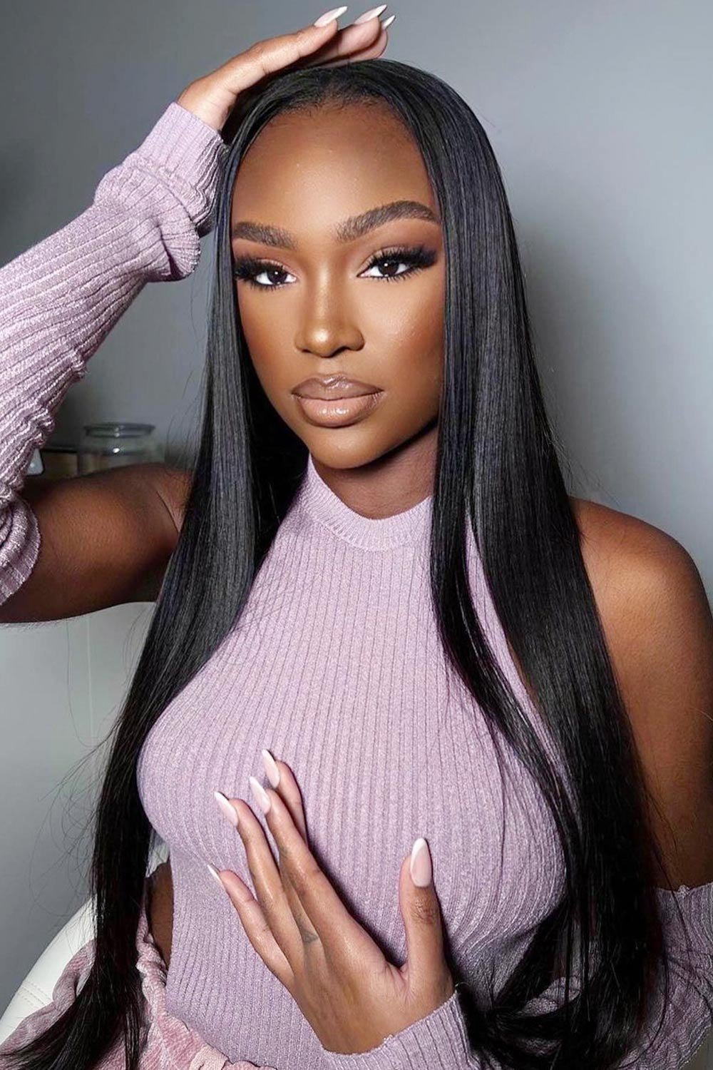 4545611.jpg 13x6 HD Lace Silky Straight Wigs Human Hair - HD06 - Image 1