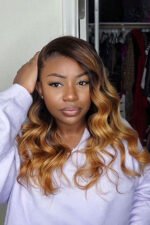 13x6 HD Ombre Honey Blonde Body Wave-HD11 - Image 2