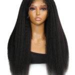 4B Edge Wig Kinky Straight 13x6 Glueless HD Lace Frontal