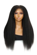 4B Edge Wig Kinky Straight 13x6 Glueless HD Lace Frontal