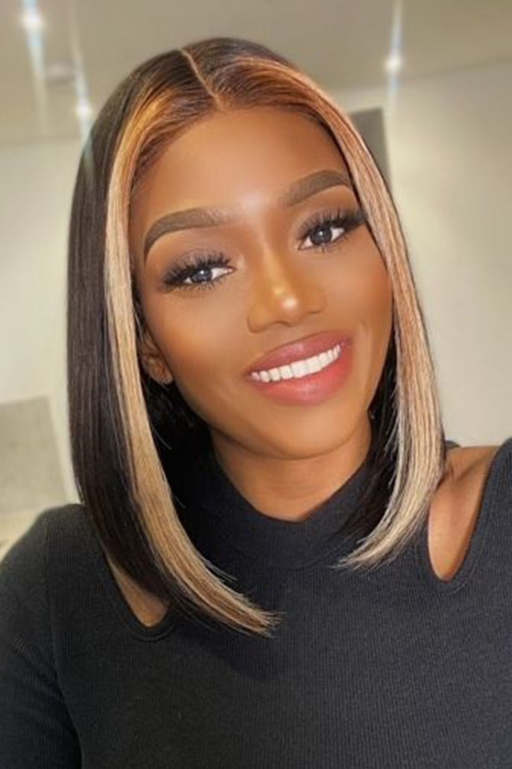 5419812566512.jpg 13x6 Highlight #27 Color Short Lace Front Wigs - Image 1