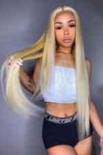 13x6 Hd Lace 613# Bone Straight Wigs-HD24 - Image 3