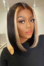 13x6 Highlight #27 Color Short Lace Front Wigs - Image 3