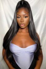 13x6 HD Lace Silky Straight Wigs Human Hair - HD06 - Image 4