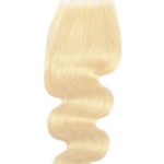 Blonde 5x5 HD Lace Closure Body Wave Virgin Hair for Wig Making