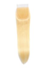 Blonde 5x5 HD Lace Closure Straight Virgin Hair for Wig Making - Image 2