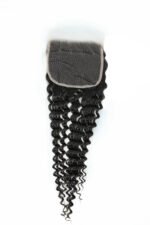 5x5 HD Curly Lace Closure Net for Wig Cambodia Virgin Hair - Image 2