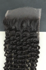 5x5 HD Kinky Curly Lace Closure Net for Wig Cambodia Virgin Hair - Image 3