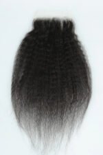 5x5 HD Kinky Straight Lace Closure Net for Wig Cambodia Virgin Hair