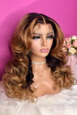 5x5 Lace Closure Ginger Orange Wig Glueless Body Wave Human Hair - Image 5
