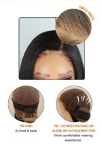7x7 HD Lace Closure Wig Deep Wave Natural Black - Image 5