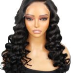 7x7 HD Lace Closure Wig Loose Wave Natural Black