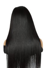 7x7 HD Lace Closure Wig Straight Hair Natural Black - Image 3