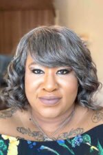Short Wavy Salt & Pepper Bob Wig For Lady Non Lace MM01 - Image 5